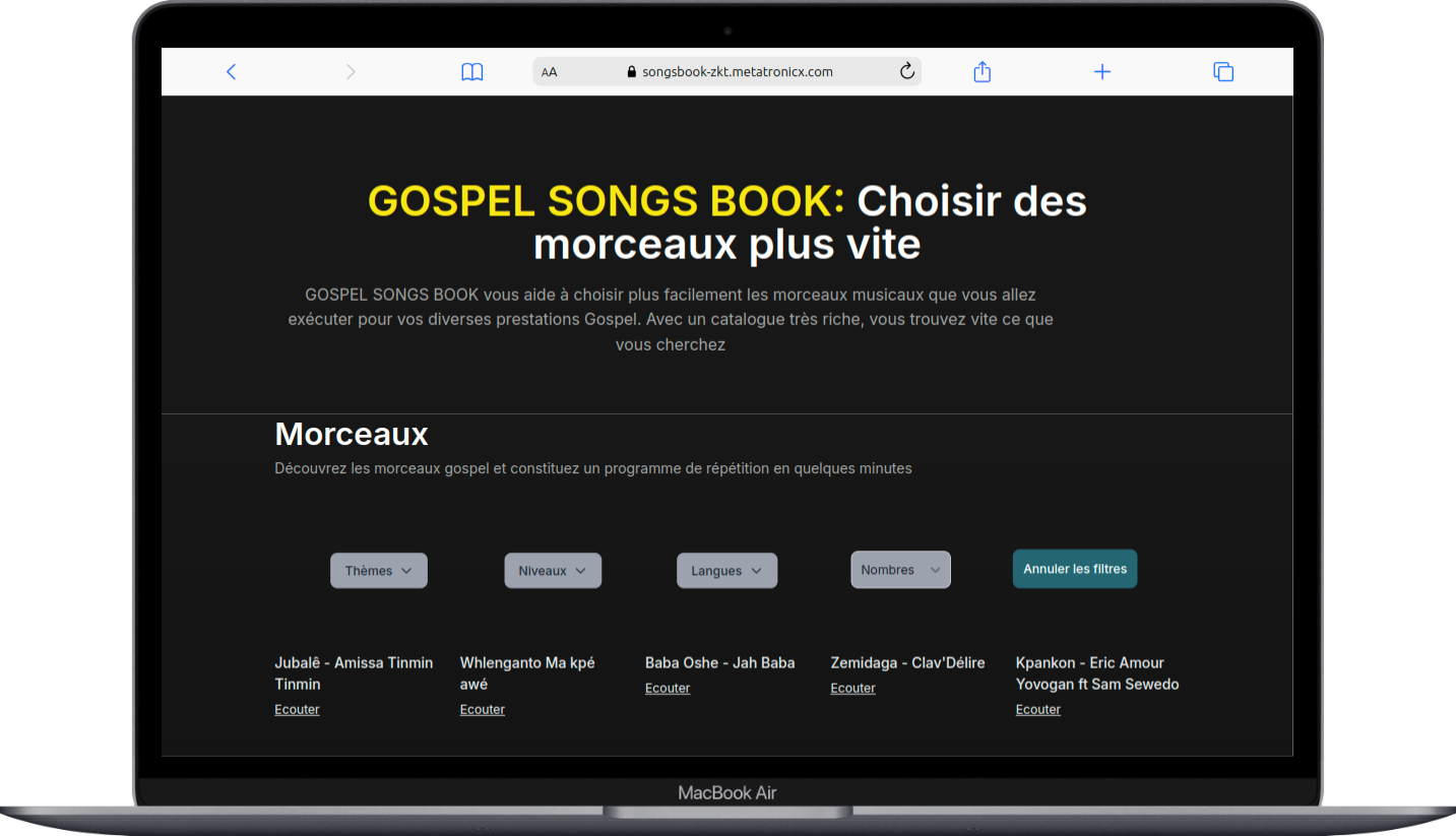 Gospel Songs Book